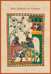 Illustration from a Medieval Songbook