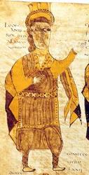 Illustration from the Breviary of Alaric, 506