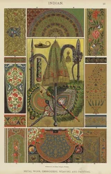 Indian, Metal Work, Embroidery, Weaving and Painting