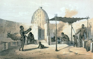 Interior of a Musgu Dwelling near Chad, from 