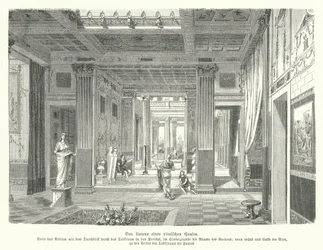 Interior of a Roman house