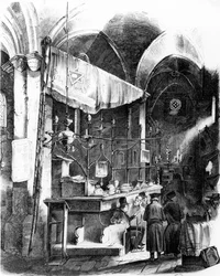 Interior of the Altneuschule (Old-New Synagogue), Prague