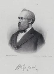 James A Garfield, American politician and 20th President of the United States