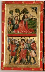 Jesus Prays on the Mount of Olives while the Disciples Sleep