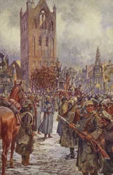 Kaiser Wilhelm II in Lyck (Elk), Poland, World War I