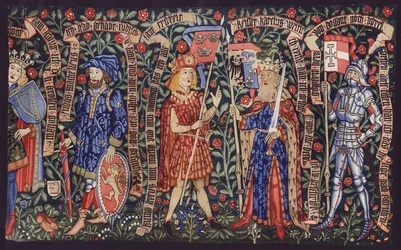 Kings, Noblemen and Knight, Tapestry, Basel, c.1490
