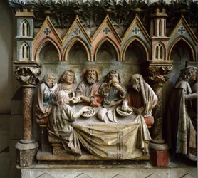 The Last Supper, High relief of the German school of the 13th century