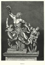 Laocoon and His Sons, ancient Greek or Roman sculpture excavated in Rome in 1506