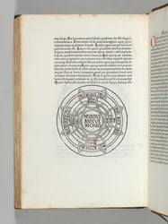 Mappa Mundi, the first printed map of the world, from 