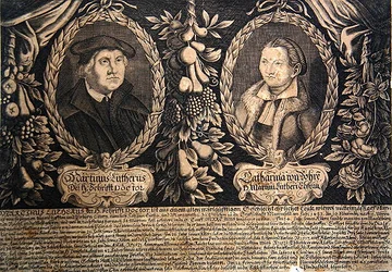 Martin Luther and his wife Katharina von Bora