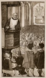 Martin Luther preaching, c.1517