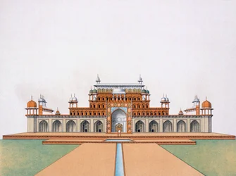 Mausoleum of Akbar the Great at Sekandra