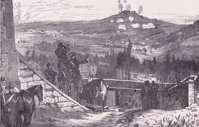 Mount Valerien during the siege