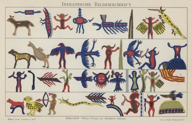 Native American pictographs