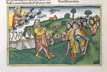 Numbers 1:1-20 Preparing for the journey from Mount Sinai, from the Nuremberg Bible