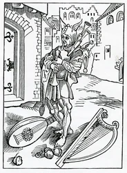 Of Impatient Fools That Will Not Abide Correction, Illustration from Alexander Barclay