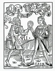 Of New Fashions and Disguised Garments, Illustration from Alexander Barclay