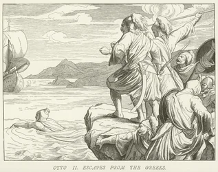 Otto II Escapes from the Greeks