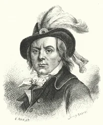 Paul Barras, French politician of the Revolution (engraving)