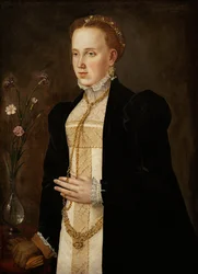 Portrait of Philippine Welser (1527-1580)