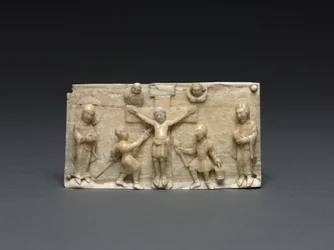 Plaque from a Portable Altar: The Crucifixion