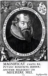 Portrait of Johann Valentine of Herrenberg and Wurtemberg (engraved by Iorg Rijmmel)