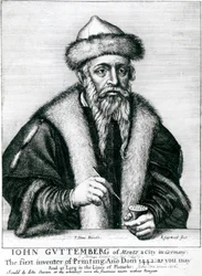 Portrait of Johannes Gutenberg