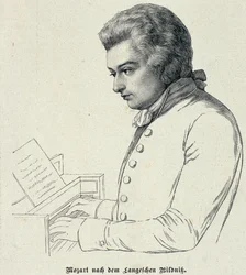 Portrait of Wolfgang Amadeus Mozart (1756-91)