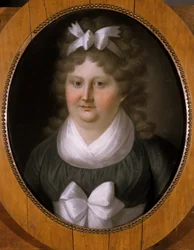 Portrait of a Woman with a Ribbon in Her Hair