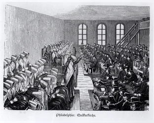 Quaker Meeting, Philadelphia, from 