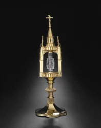 Reliquary with Tooth of Saint John the Baptist, Metalwork: 1375-1400