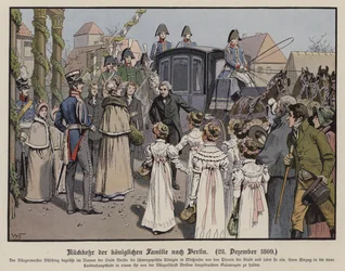 Return of the Prussian Royal Family to Berlin, 23 December 1809