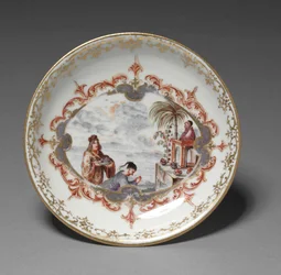 Saucer, manufacturer Meissen Porcelain Factory, Germany, c.1723
