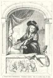 Self-Portrait of the Dutch Golden Age Painter Gerrit Dou
