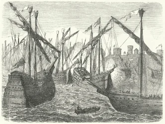 Ships of the Hanseatic League off Copenhagen