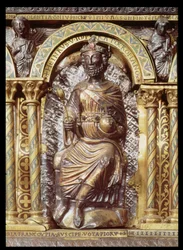 Shrine of Emperor Charlemagne, Detail of Henri IV, 1215