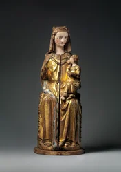 Shrine of the Virgin, closed panel