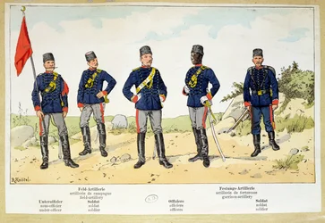 Soldiers of the Turkish Army, c.1900