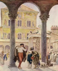 St Francis and a Beggar at St Peter