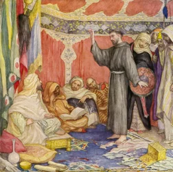 St Francis Visiting the Sultan of Egypt