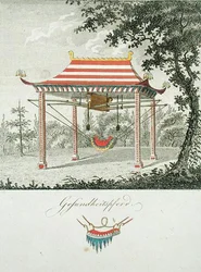 Swing under a Chinese canopy, from 