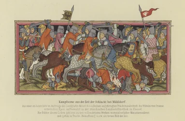 The Battle of Muhldorf, 1322