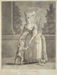 The Boy in the Sailor Suit, published by Johann Jakob Haid (1704-67) Augsburg