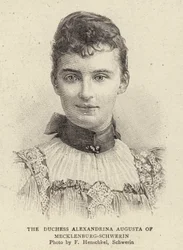 The Duchess Alexandrina Augusta of Mecklenburg-Schwerin