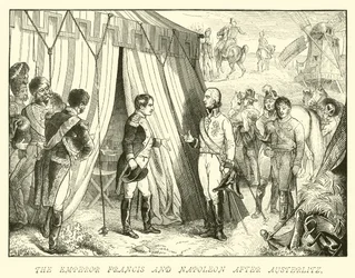 The Emperor Francis and Napoleon after Austerlitz