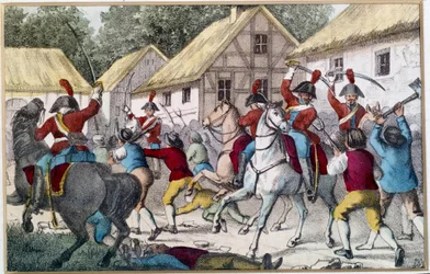 The French Army Taken Part by the Prussian Peasants
