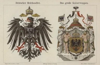 The German Imperial Eagle and the Emperor