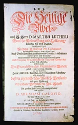 The Holy Bible, Vol. I.