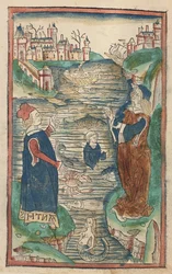 The Kingdom of Fish, Illustration from Hortus Sanitatis, 1491