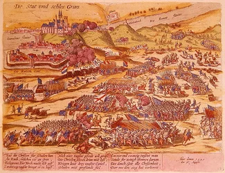 The Siege of Esztergom in 1595